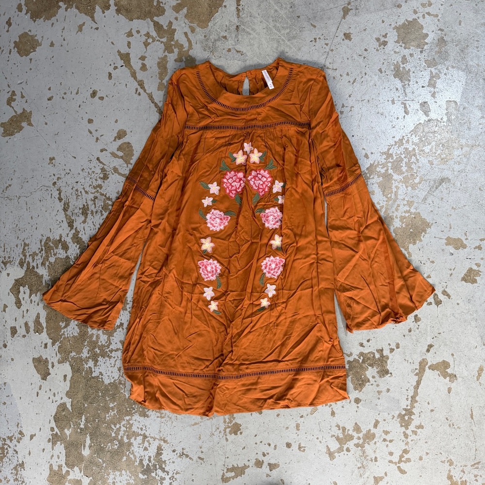 xhilaration Orange bohemian dress